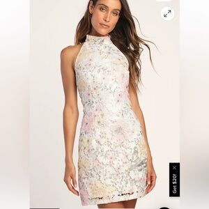 Lulus Highneck Dress XS